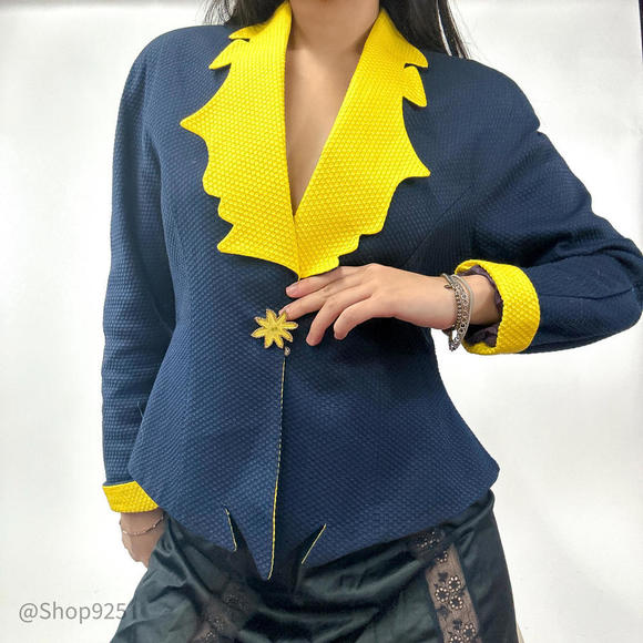 Rare Vintage Blazer Made  in Paris - Picture 6 of 8